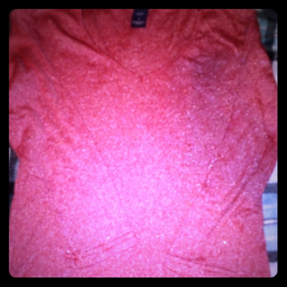 Gap. shimmer long sleeve shirt